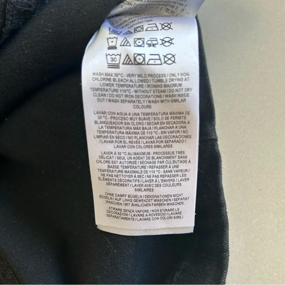 Guess Black Button Down Denim Dress Size M - Picture 4 of 6